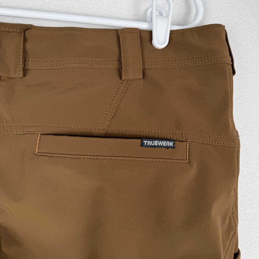 NEW Truewerk T3 Werkpant Mens 36x30 Brown Fleece Lined Technical Work Pants - Picture 7 of 13